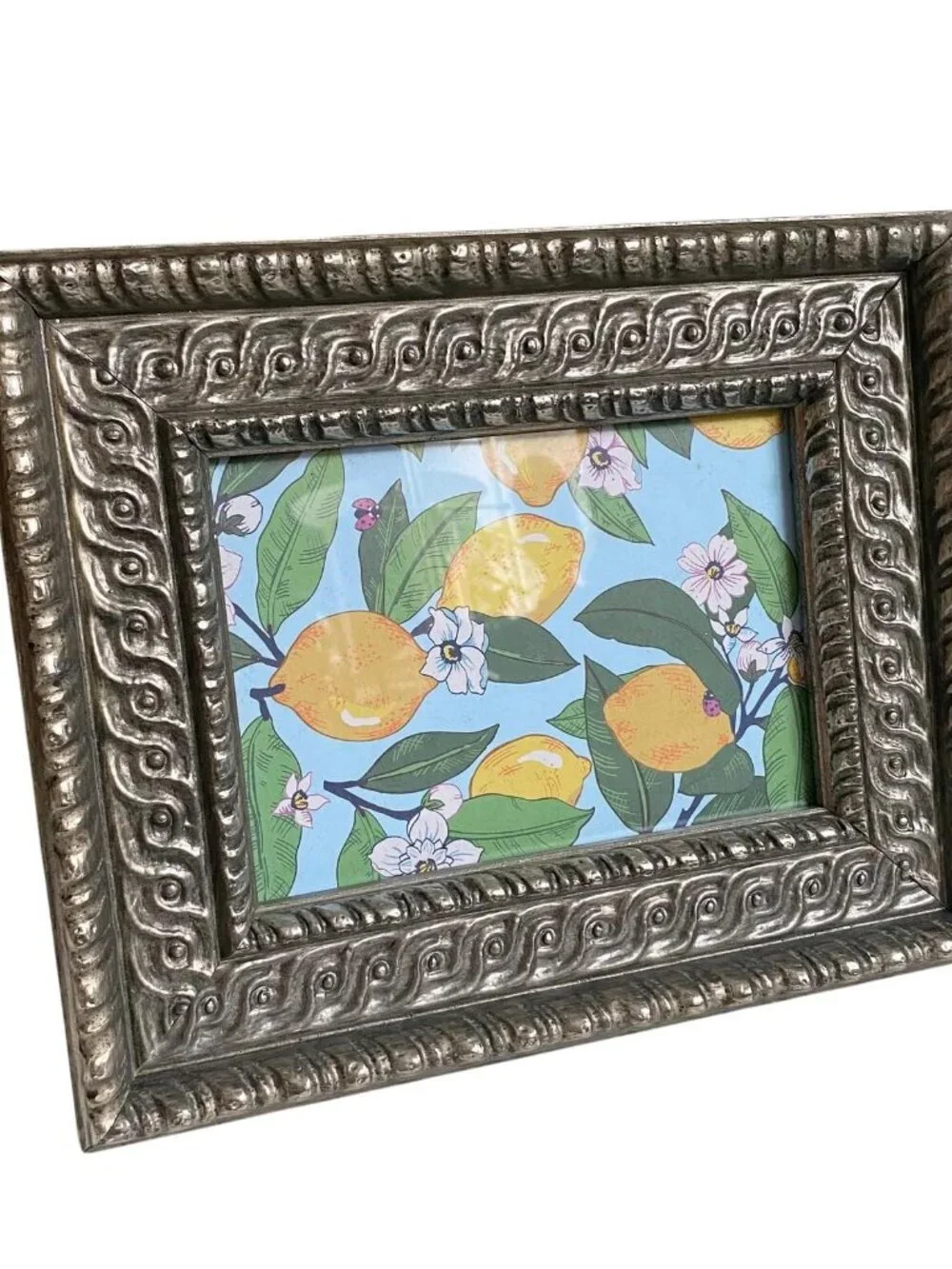 Vintage Textured Standing Picture Frame | Rustic Boho